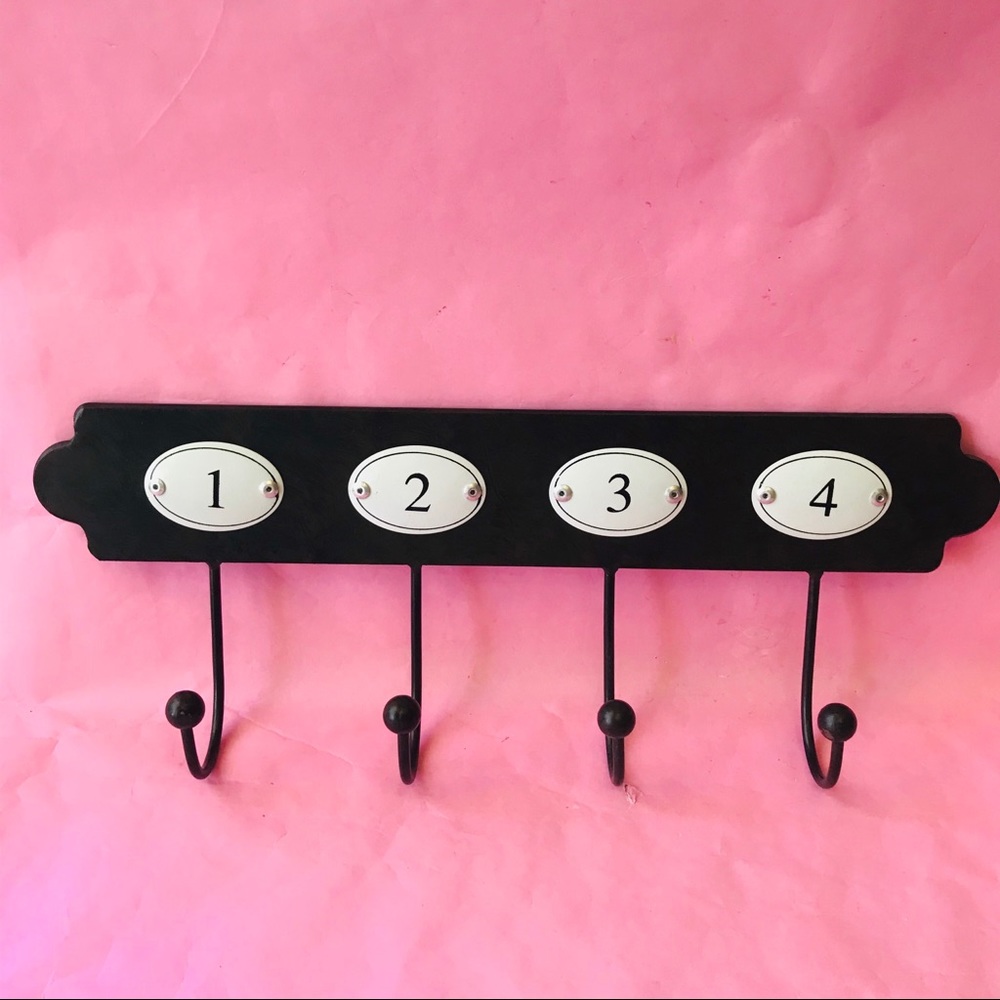 Vintage metal wall hooks